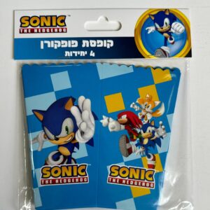 גביעי פופקורן וחטיפים סוניק